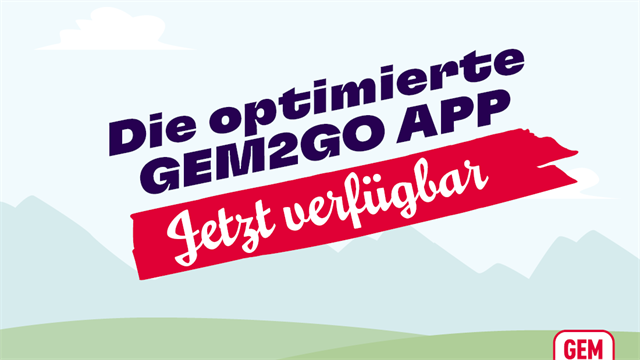 Optimierte GEM2GO App